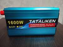 Інвертор 12-220v 1600w чистий сінус