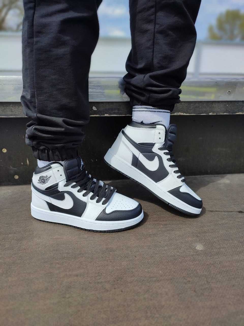 Buty wysokie Nike Air Jordan 1 Retro Mid Tuxedo 36-45r