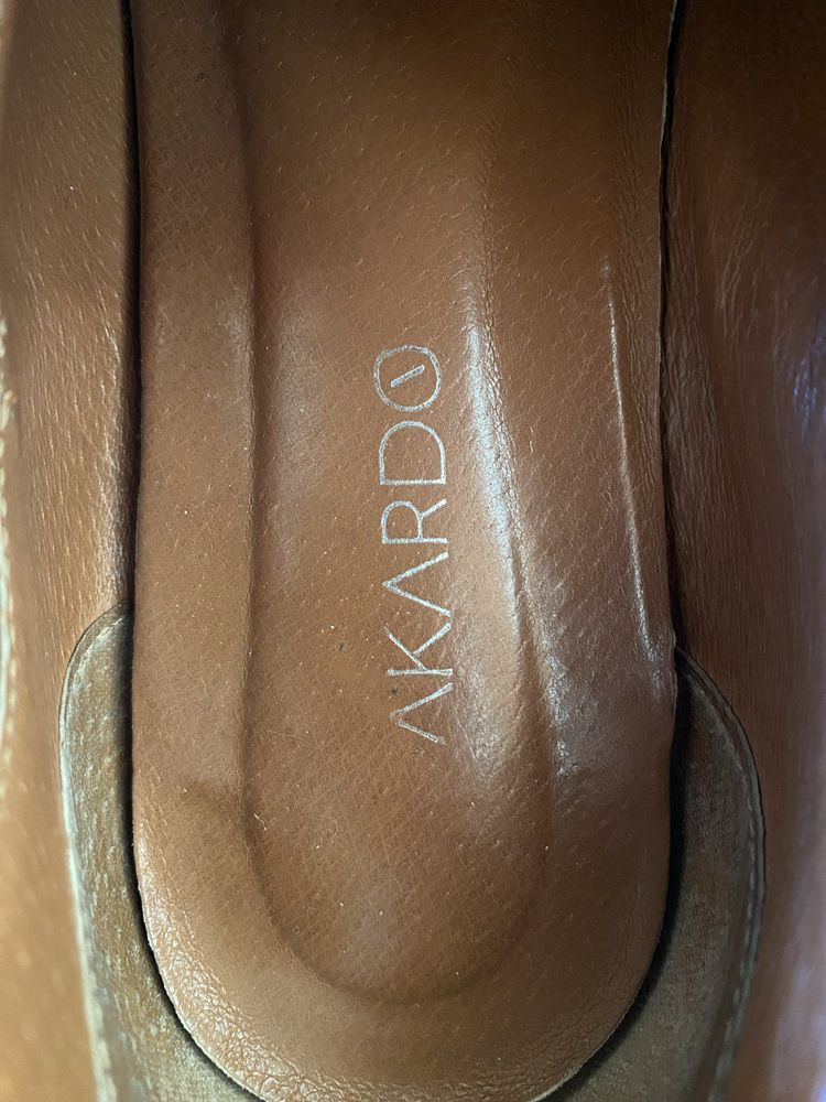 Buty sztyblety botki Akardo czarne skora naturalna 39
