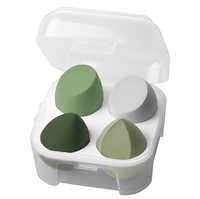 Gąbki do makijażu 4 sztuki Blender Box Zielony Nowy