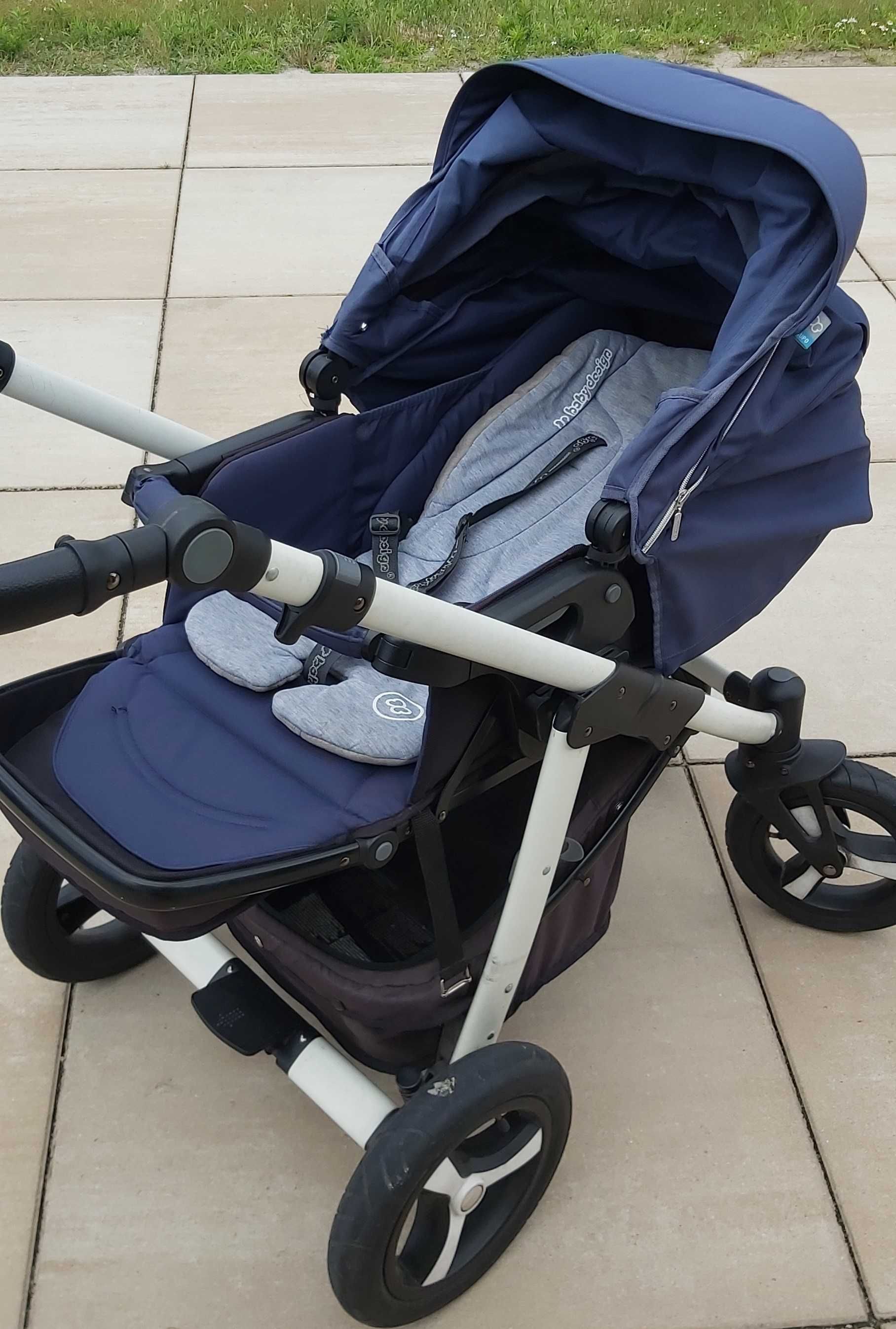 Wózek + Spacerówka Baby Design Luop 2 w 1 + Torba