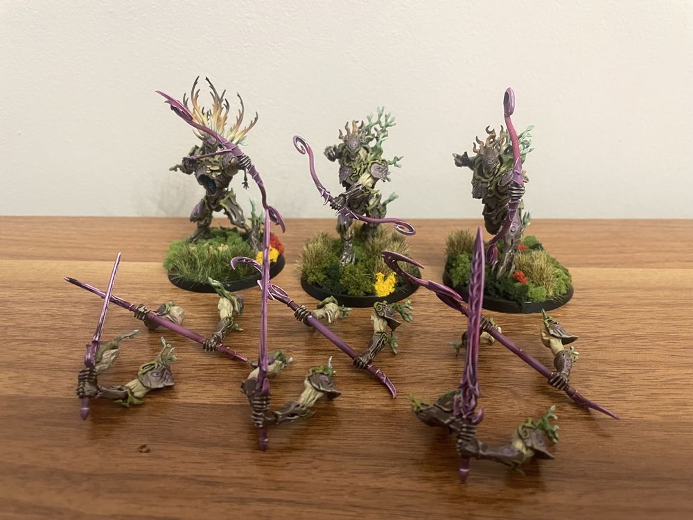 3x Kurnoth Hunters warhammer wood elves sylvaneth