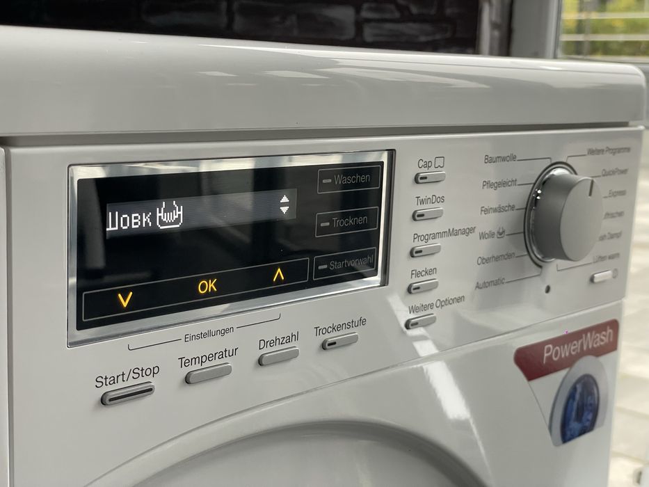 2В1!Пральна+Сушильна машина Miele WTH 720 WPM | Стан ідеал | Укр.меню