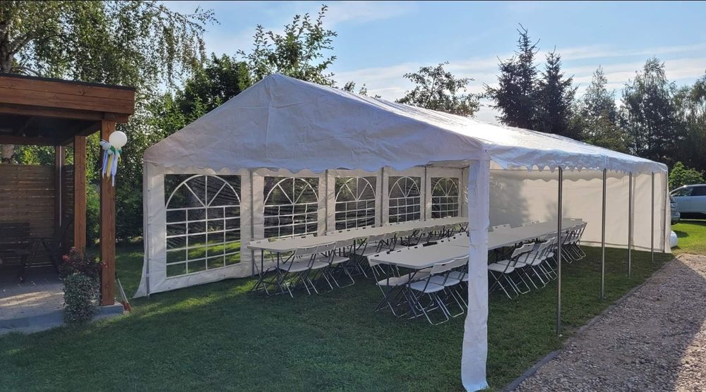 Namiot imprezowy 5 x 10 eventowy magazynowy 5x10 Altana ogrodowa Wiata