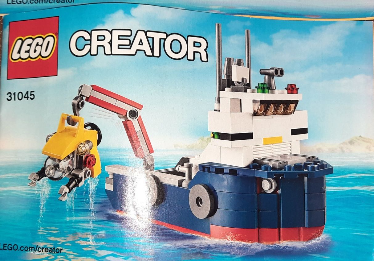 Lego creator 31045 statek, samolot 3w1