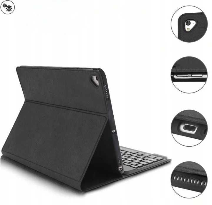 DINGRICH Magnetyczne Etui z Klawiaturą Bluetooth do iPad 9,7ʺ / 10,5ʺ
