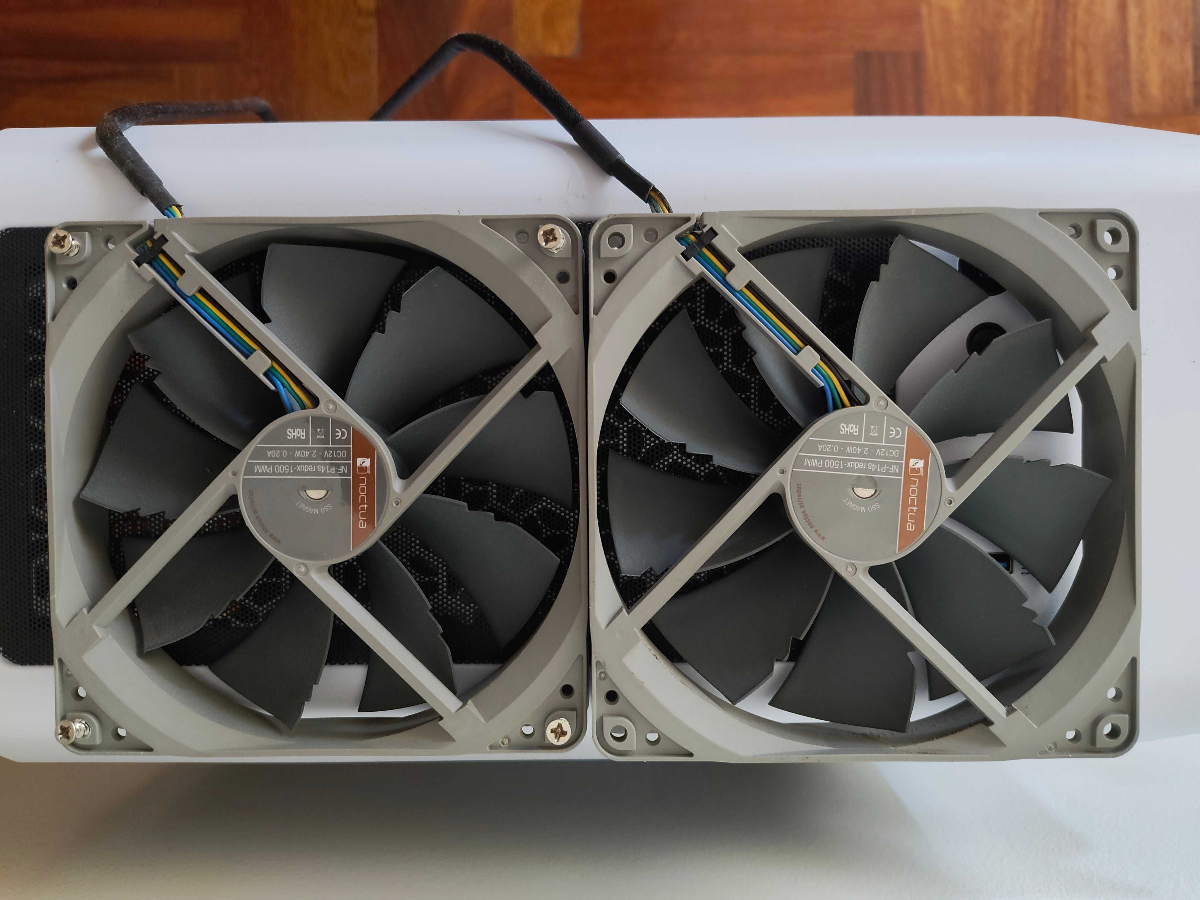 2x NOCTUA NF-P14s 140mm redux 1500 PWM