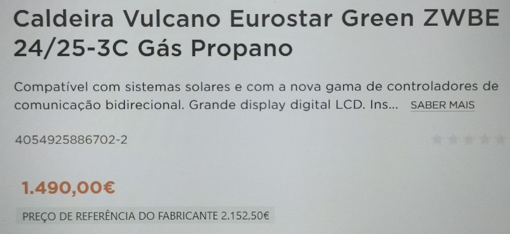 Caldeira Vulcano ZWBR 24/25-3c