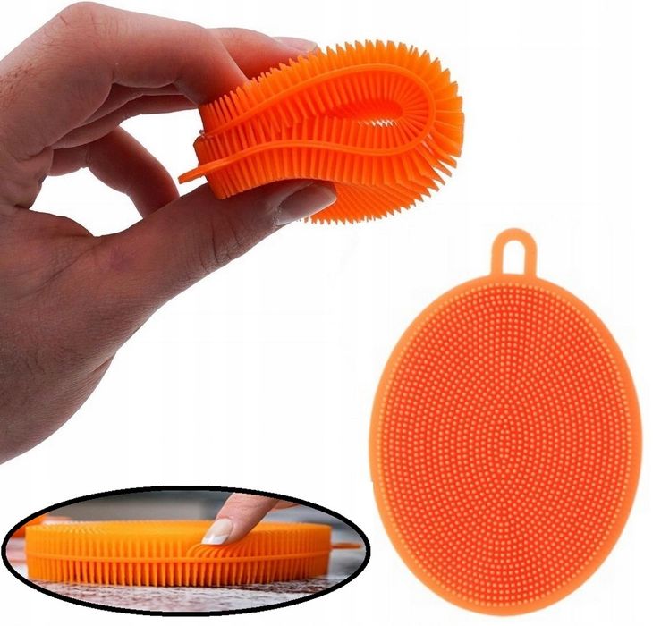 Myjka Silikonowa Gąbka do mycia naczyń Zmywak kuchenny Szczotka
