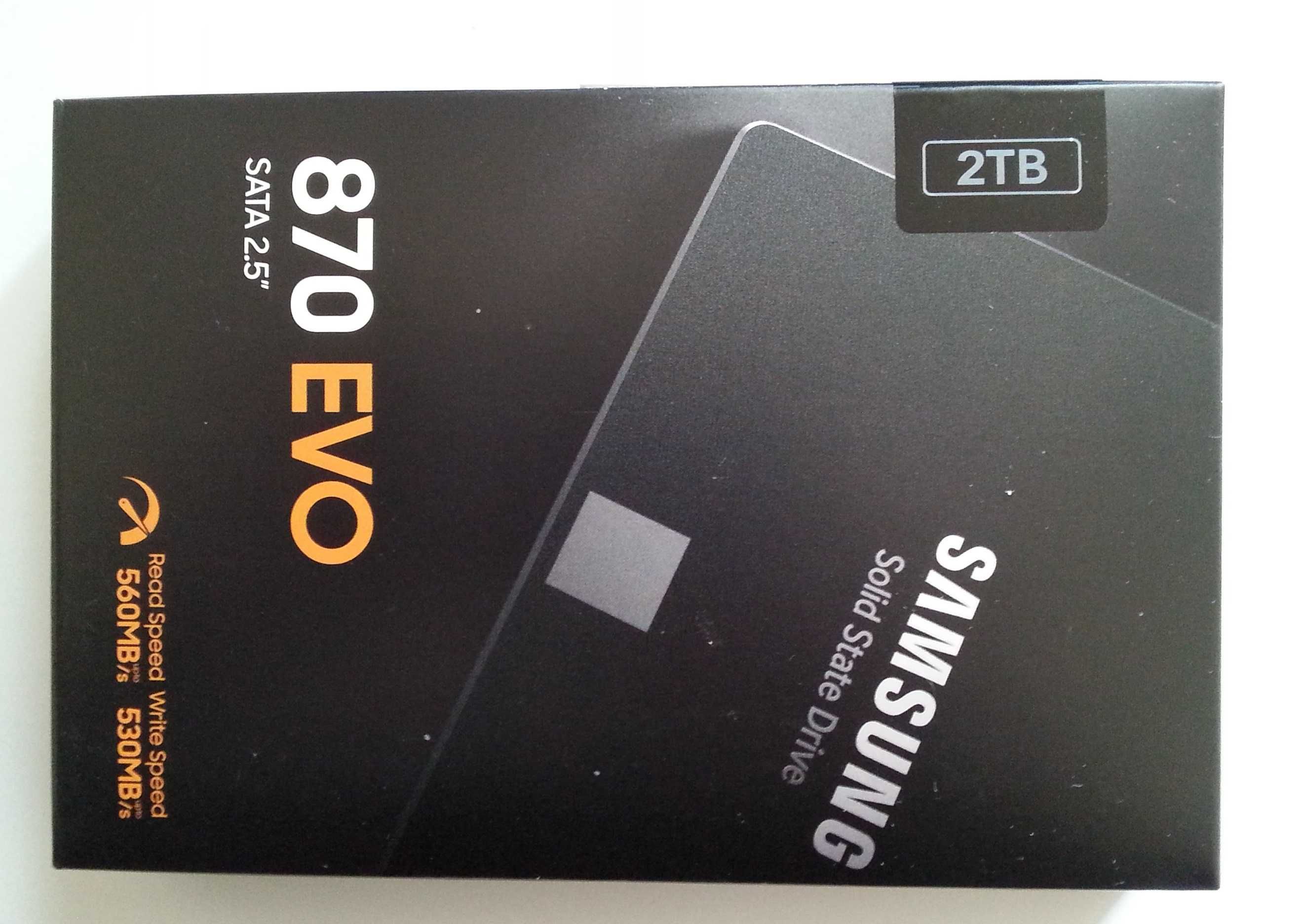 Samsung 860 EVO- 1 TB-nowy, zapakowany. Inne foto.Dysk ssd wewętrzny
