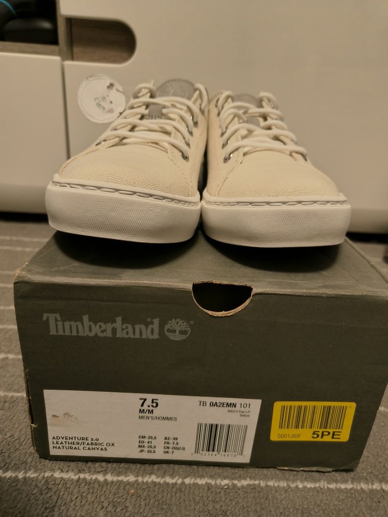Timberland adventure 2.0 lether/fabric ox natural canvas size 41