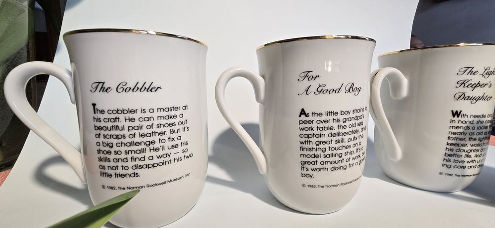 Normann Rockwell Porcelanowe kubki