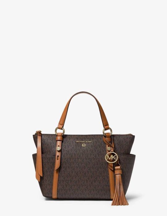 Жіноча сумка  Michael Kors Sullivan Small logo Brn/ Acorn 30T0GNXT1B