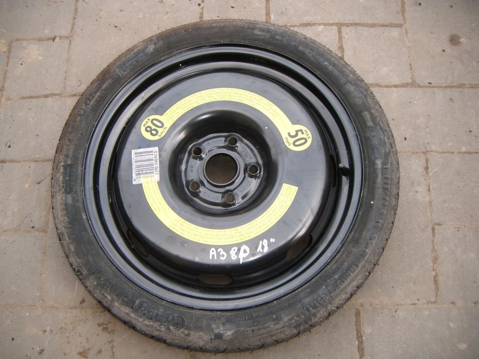 audi a3 8p koło dojazdowe- dojazdówka 18&#039;&#039;   5x112