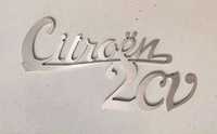 Napis/emblemat Citroen 2CV