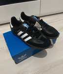 męskie buty czarne Adidas samba oryginalne skorzane obuwie adidas 2025