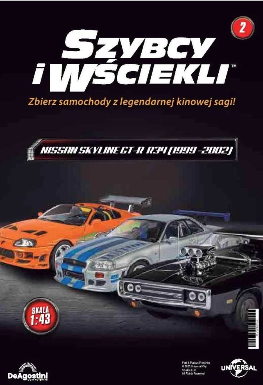 Szybcy i Wściekli Nissan Skyline GT-R R34 1:43 Deagostini #2 i inne!