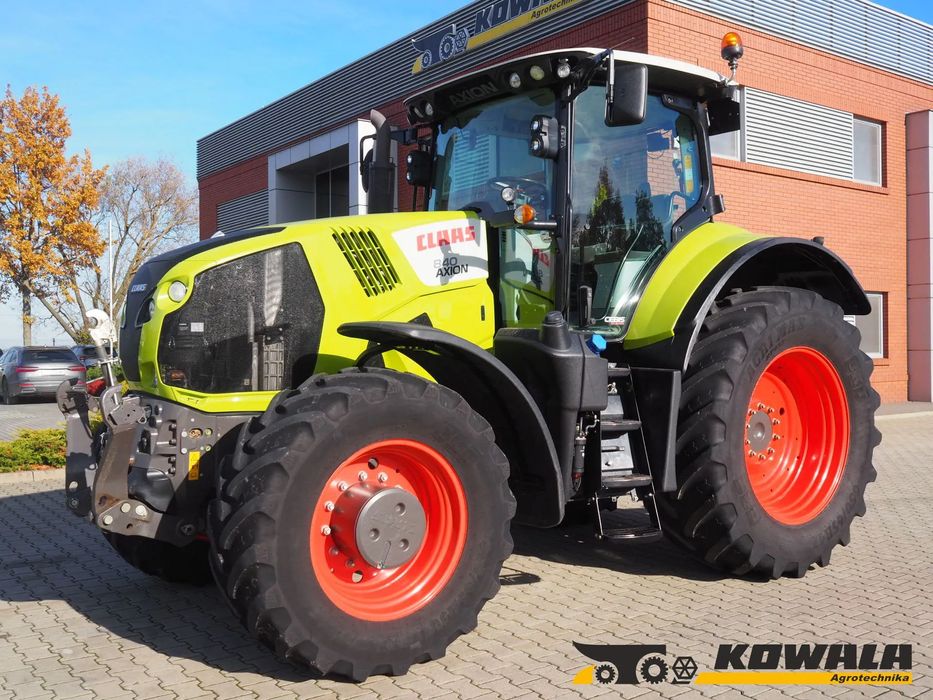 Claas Axion 840 CEBIS  Ciągnik rolniczy, traktor, WOM, EHR, TUZ, amortyzacja osi