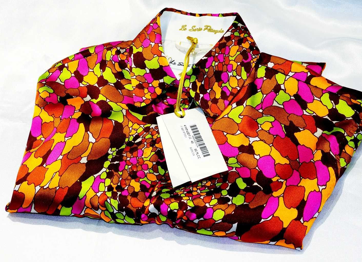 La Sarte Pettegole bluzka damska 40 L 100% jedwab hermes emilio pucci