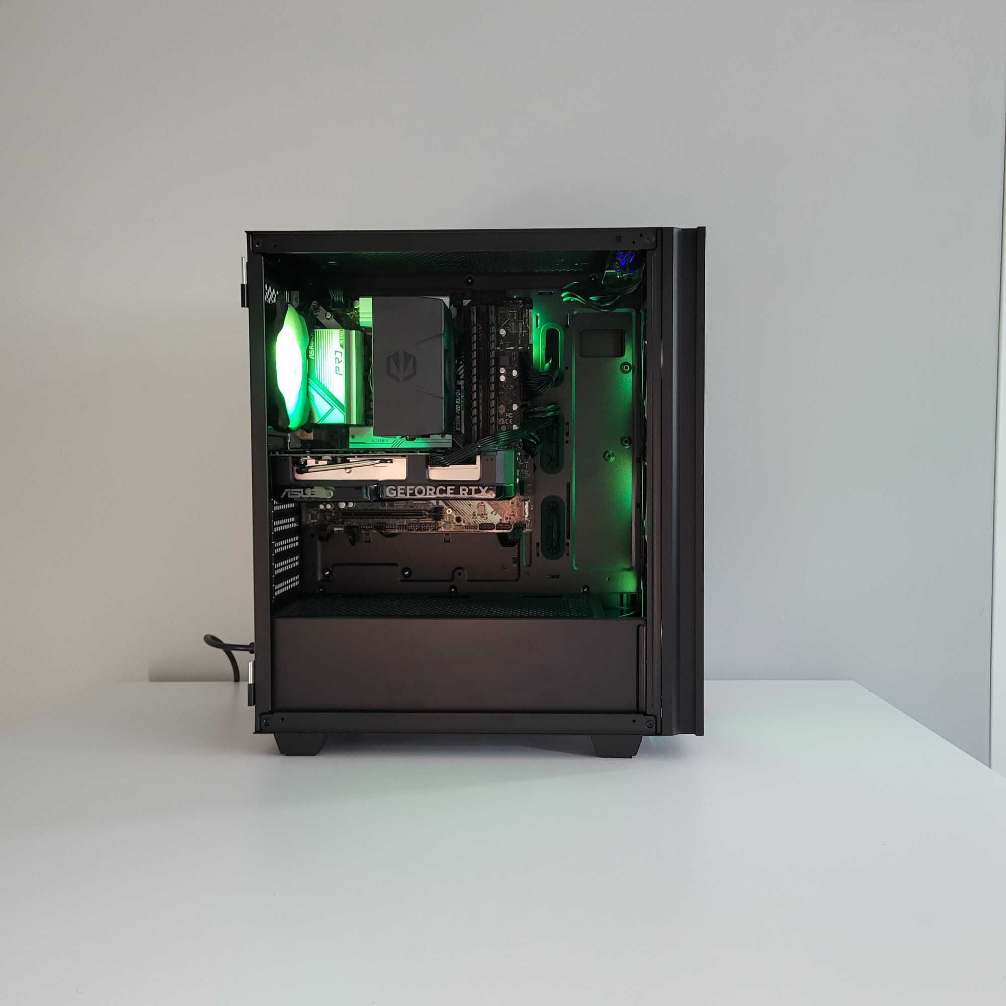 NOWY do gier gamingowy Intel i5-12400F RTX 5060 SSD 1TB 16GB RAM ARGB