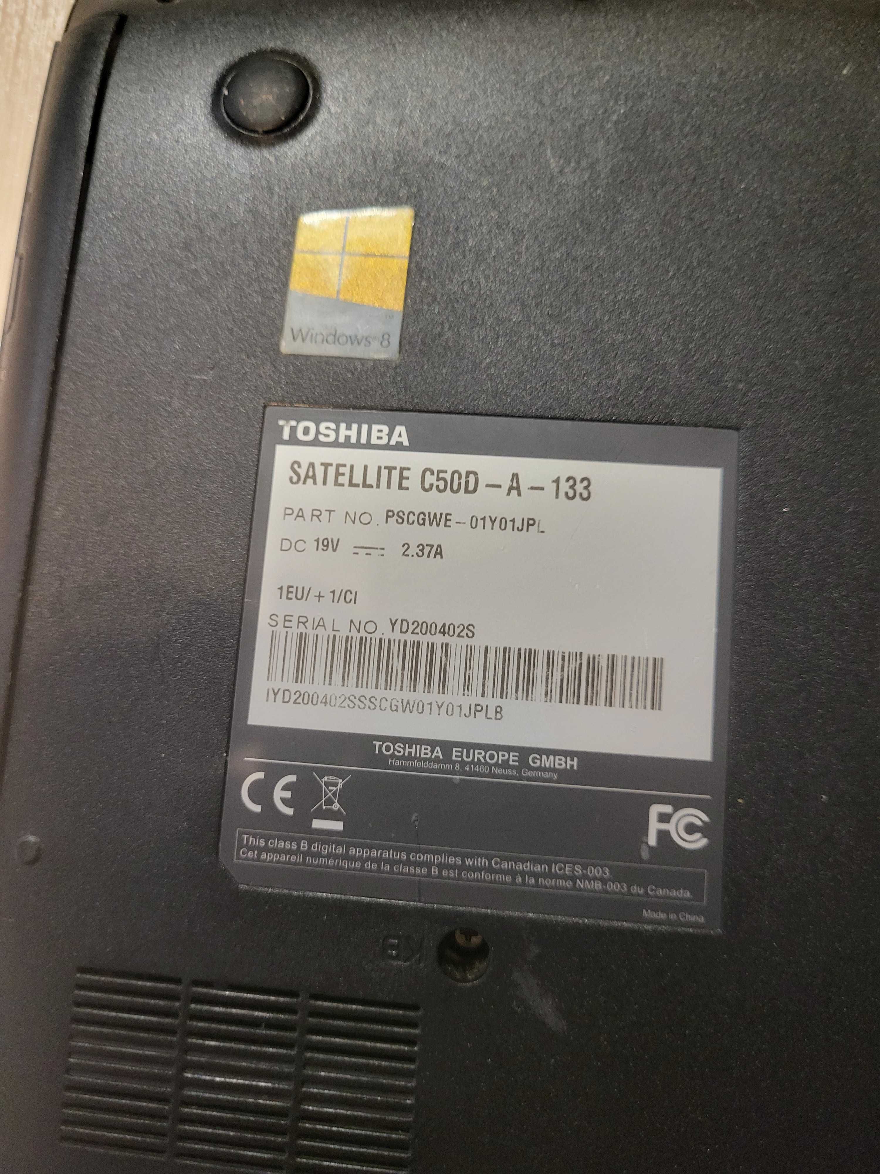 Laptop Toshiba Satellite C50D-A-133 nietestowany