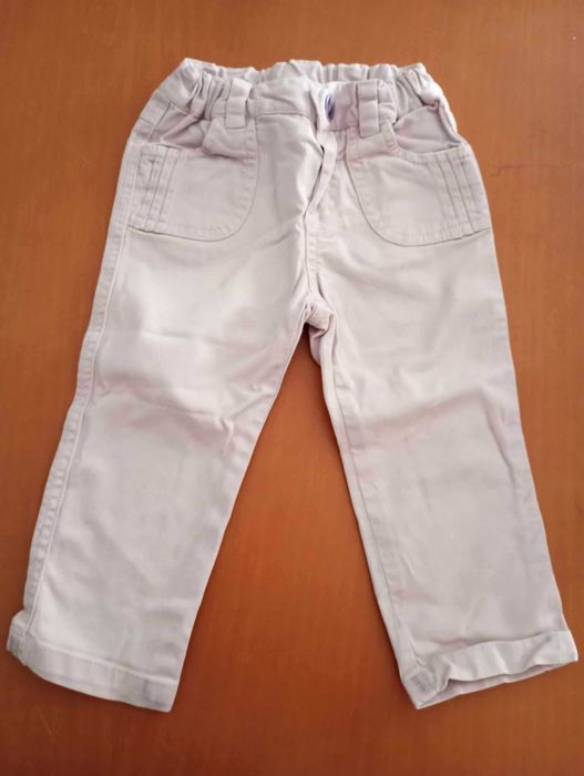 Calças 9/12 meses Zara Lilás em bom estado
