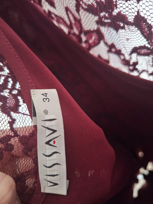 Vissavi sukienka koronka xs wesele święta andrzejki