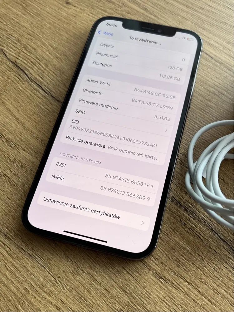 Iphone 12 pro 128gb. Хороший акумулятор та комплект!