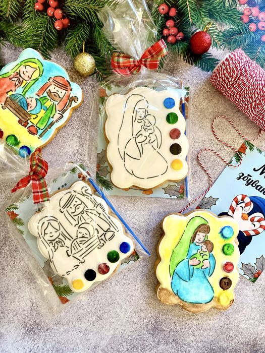 Печиво розмальовка Пряник розмальовка імбірне печиво