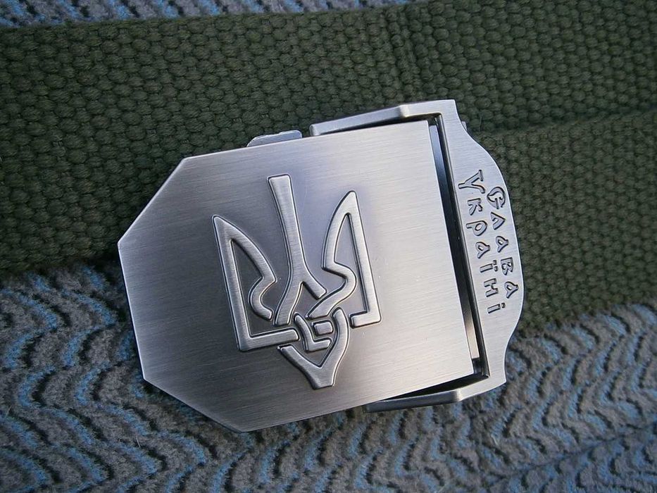 Ремінь Тризуб Україна олива