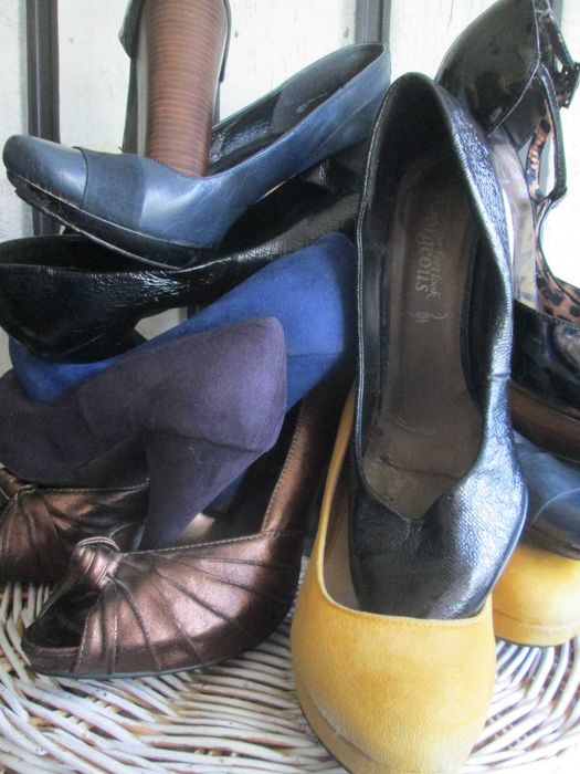 Paczka butów-Zestaw 9 par - Rozm.37/38/39-Stan dobry