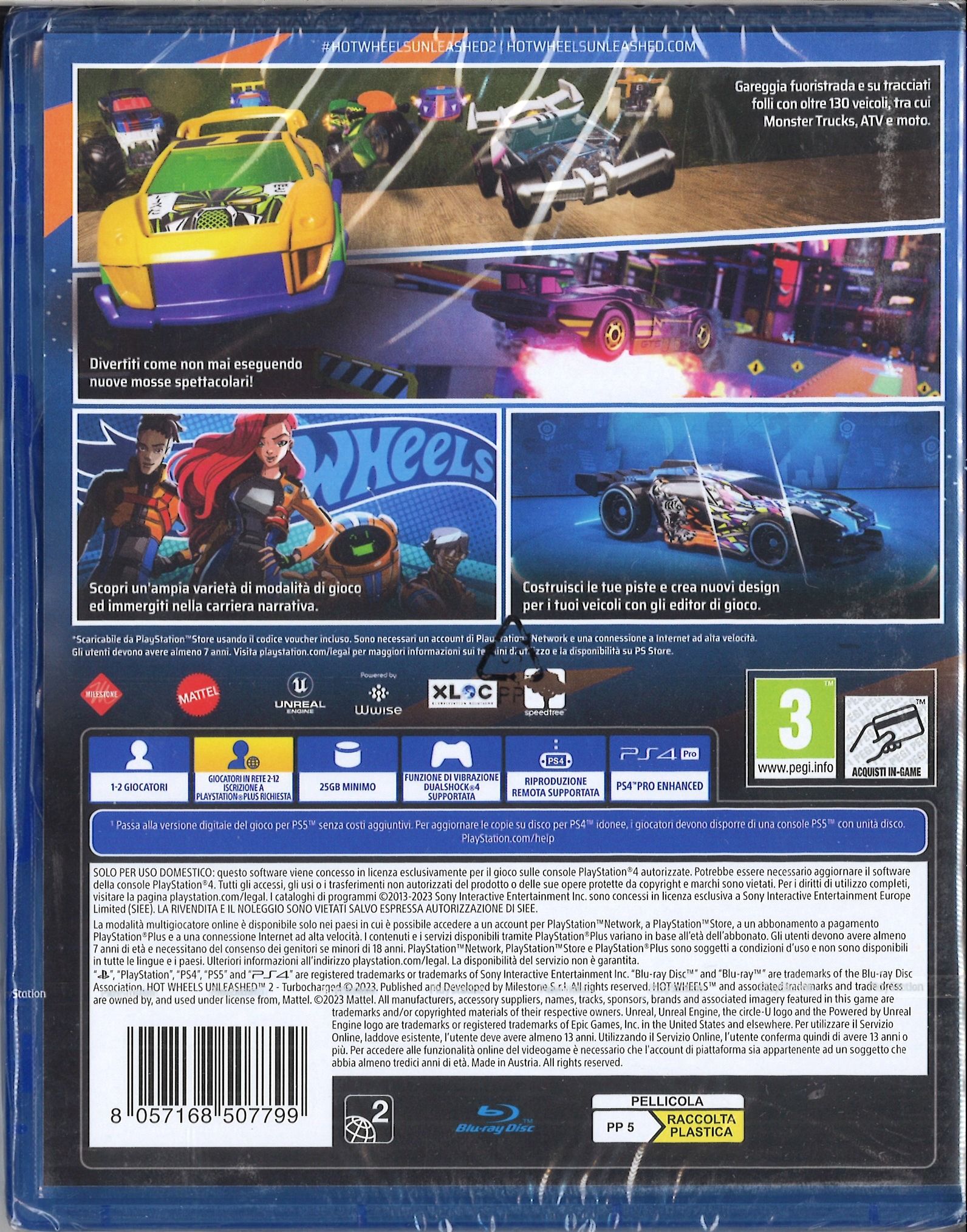 HOT WHEELS UNLEASHED 2 Turbocharged Day One Edition PL/IT (PS4)