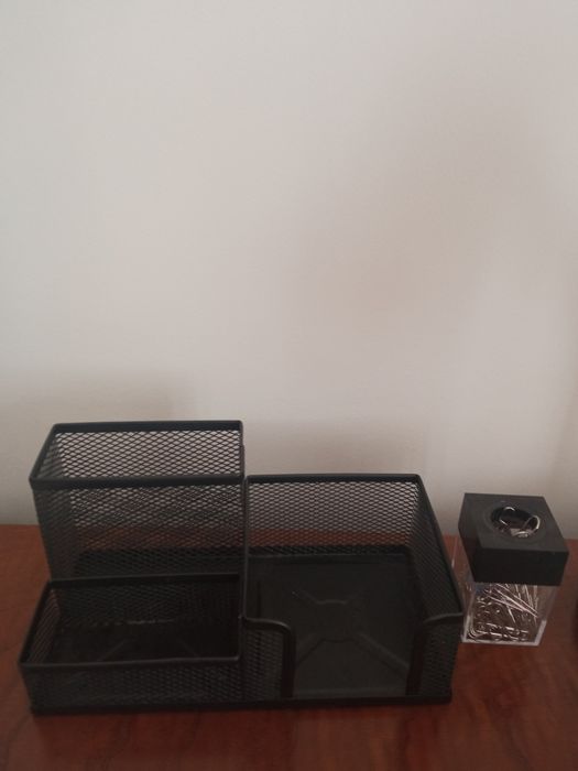 Organizador de secretária/ de canetas e copo para clips