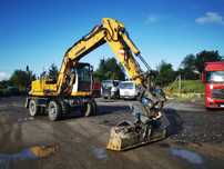 Liebherr 900 rototilt głowica obrotowa pług