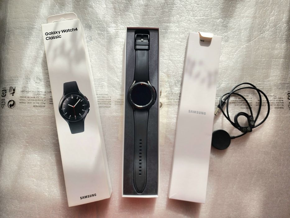 Samsung Galaxy Watch 4 Classic 46mm Black.Официал.Полный комплект.