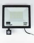 Naświetlacz LED 100W IP67 + czujnik ruchu PIR 6500K kąt 120° lampa