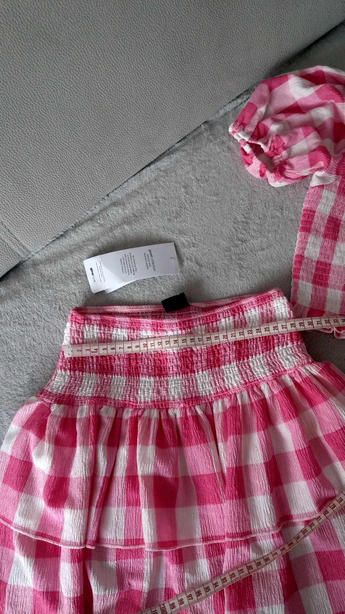 Komplet damski spódniczka +top roz XS Gina tricot