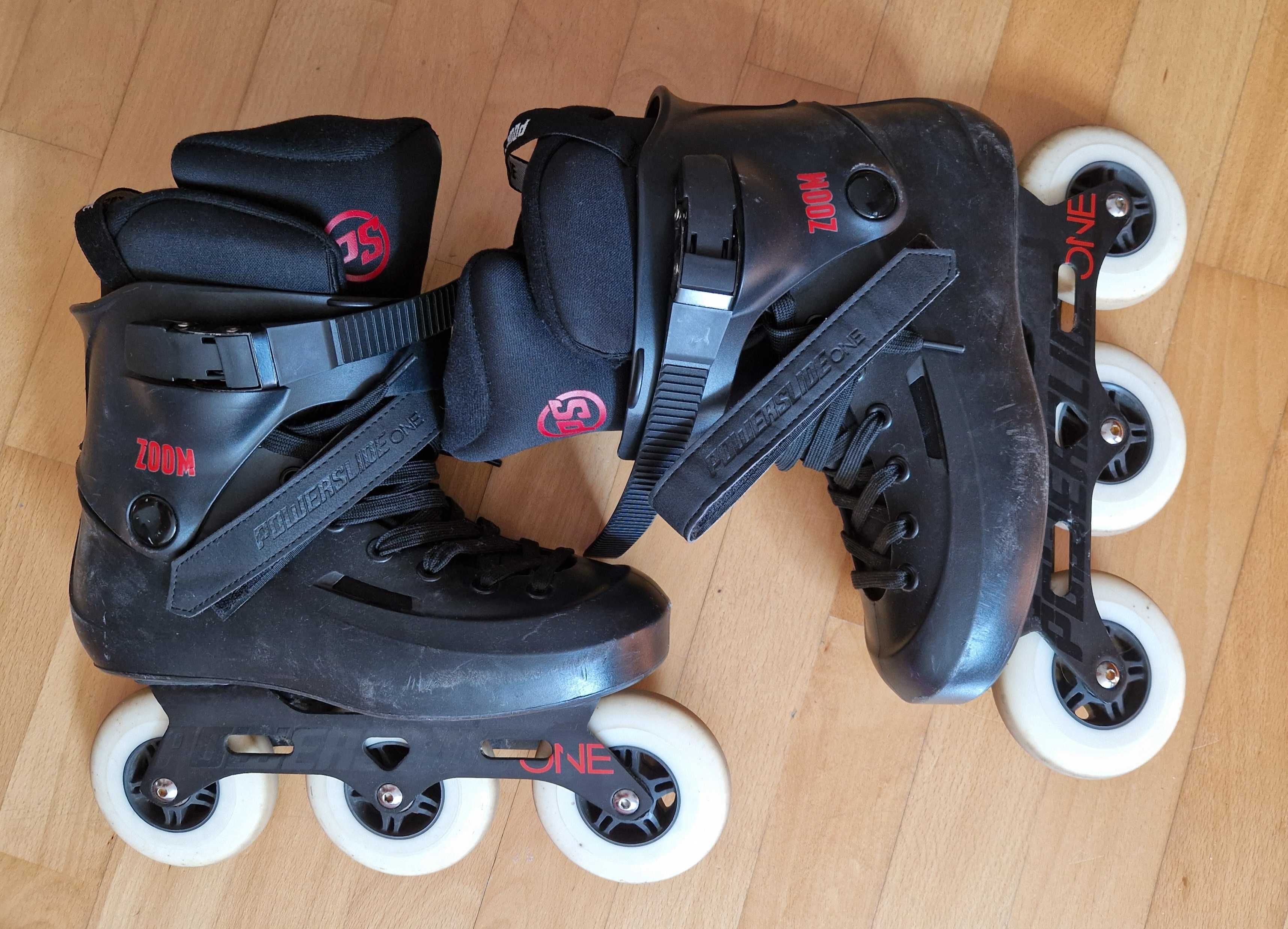 Rolki Powerslide Zoom Black 100 Urban - Rozmiar EU 41-42 / US 8-9