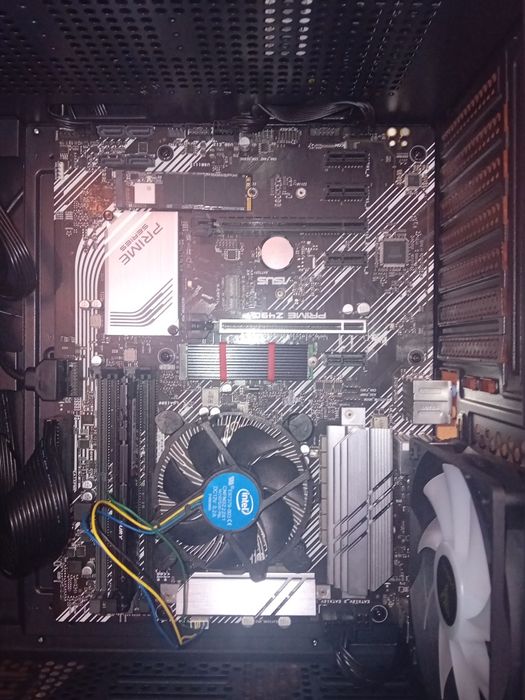 Motherboard Asus prime z490p + CPU