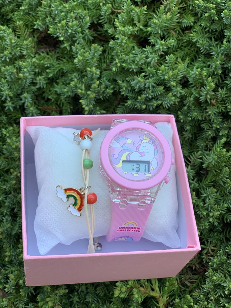 Дитячий годинник детские часы браслет Єдиноріг эдинорог Unicorn