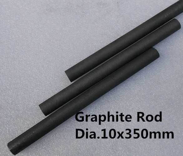 eletrodos de grafite - 10 mm X 350 mm (2 unidades)