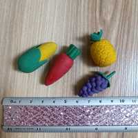 Gumki figurki owoce