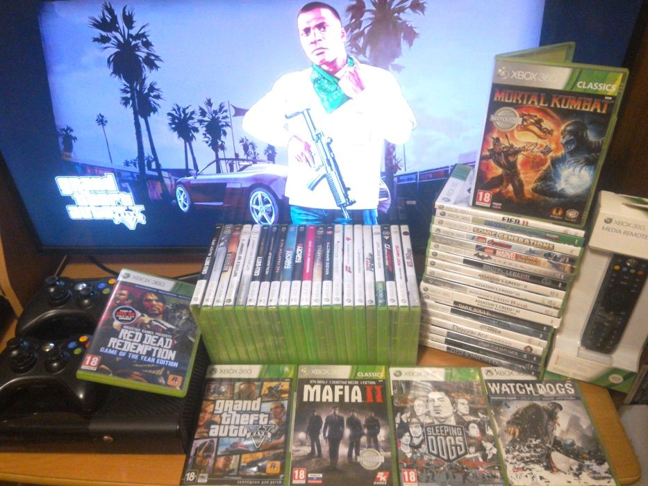 Аренда игровых приставок"SonyPS1234VitaXbox360One"+VR+GTA5MKXUFCFifa25