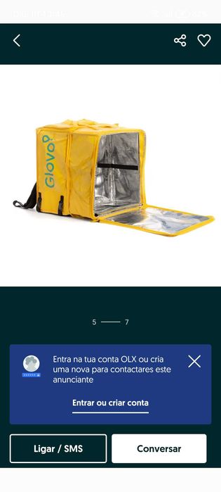 Mochila térmica glovo