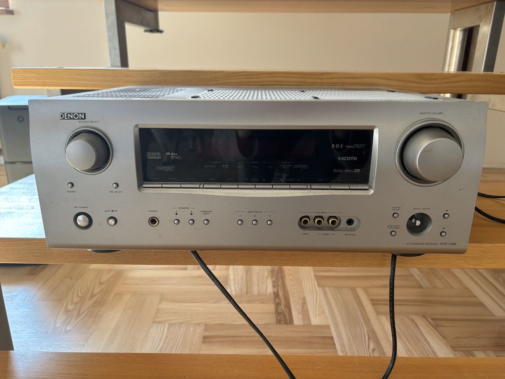 Amlituner DENON AVR 1508 DVD 1740 glosniki canton