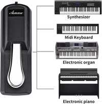 Pedał do klawiatury organów syntezatora pianina Stopka Asmuse organowy