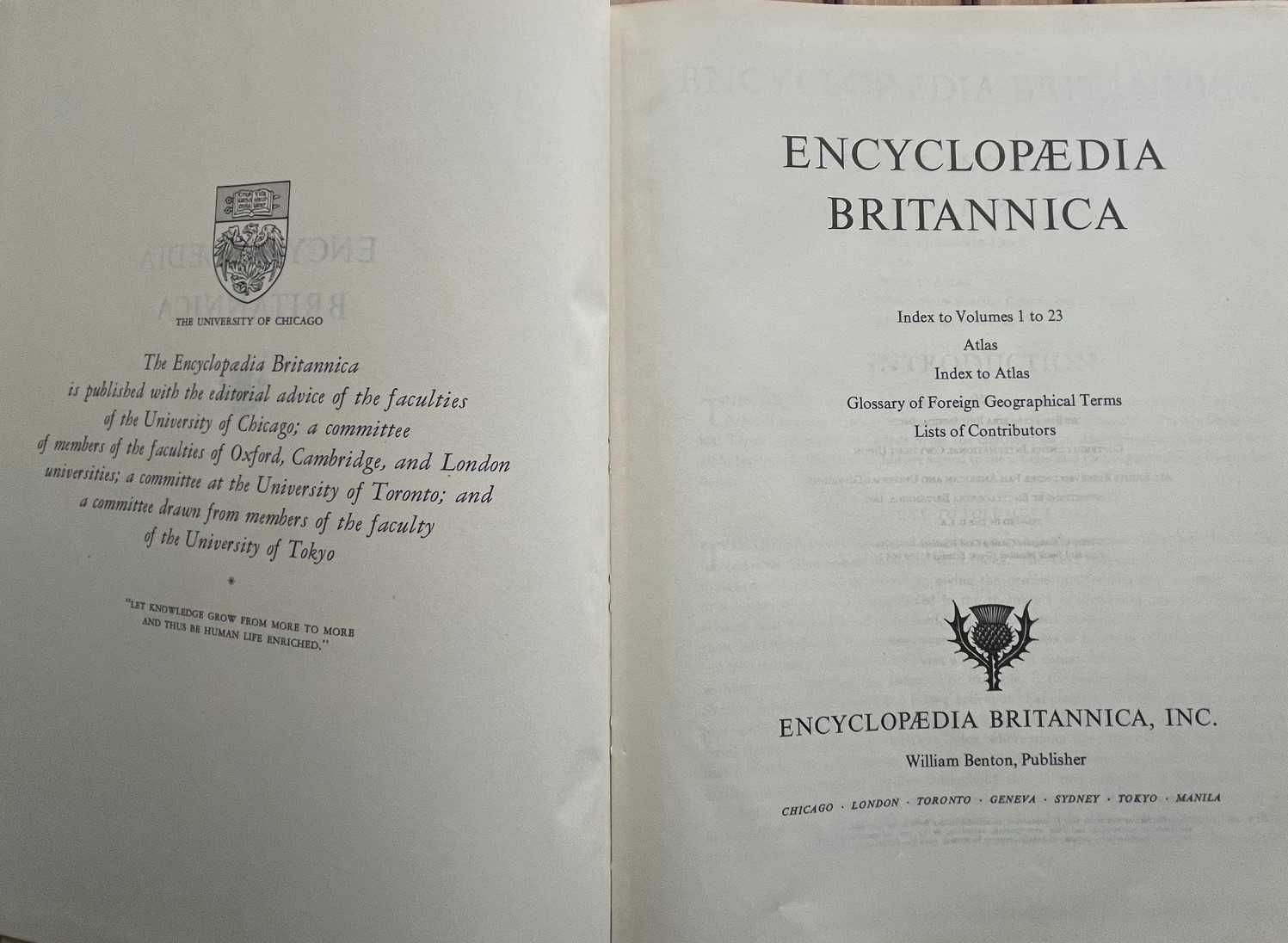 Enciclopédia Britannica - 1969 (Edição completa 23 Volumes)