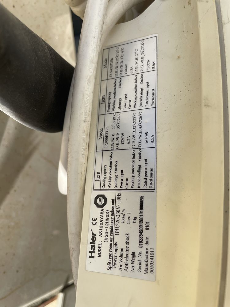 Ar condicionado Haier 12000 BTU