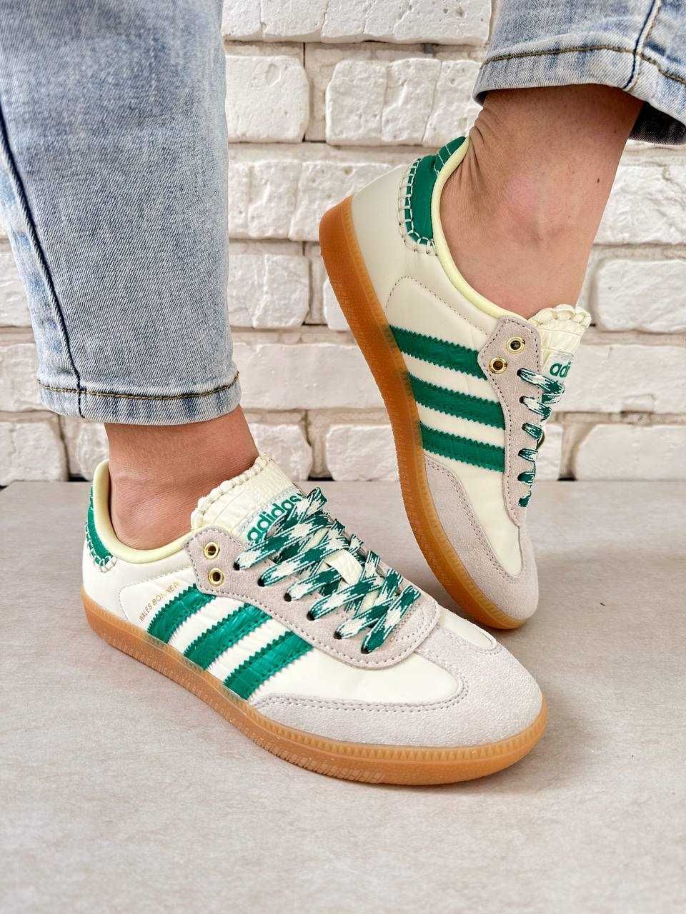 Кроссовки женские мужские Adidas Samba Wales Bonner адидас самба кеди