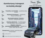 Przewóz osób, transfery na lotnisko, obsługa imprez okolicznościowych,